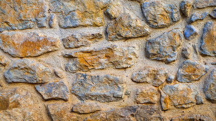 Natural Stone Wall Textured Background Design