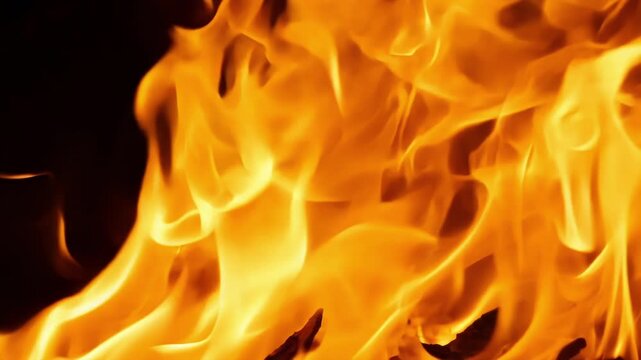 In slow motion the blazing combustor flames appear almost frozen in time their shapes and patterns forever captured in a mesmerizing display.