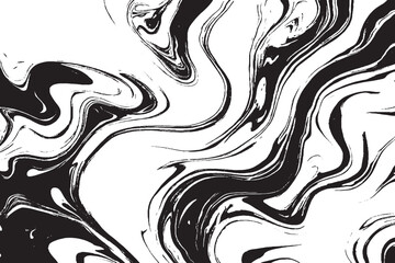   Monochrome Abstract Marble Fluid Painting Texture Black And White 