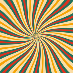 Abstract background with retro starburst design 