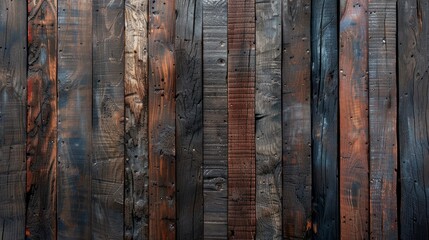 Fototapeta premium A rustic backdrop featuring weathered wood planks, perfect for adding texture to your design