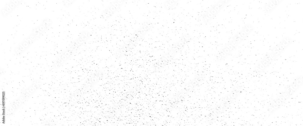 Poster vector random gritty background. scattered tiny particles, grunge black texture overlay pattern samp