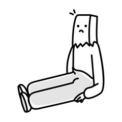 A doodle icon showing a swimmer on winner podium

