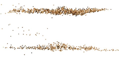 Dusty gold frame transparent png