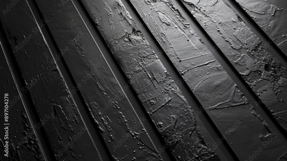 Poster this artwork features abstract black lines with a textured surface, creating a unique and captivatin