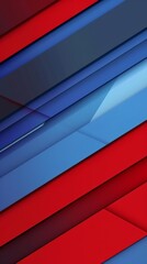 Blue red abstract presentation background with stripes lines 