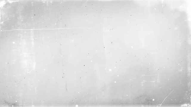 A white screen with dust and scratches from old film camera overlay effect.