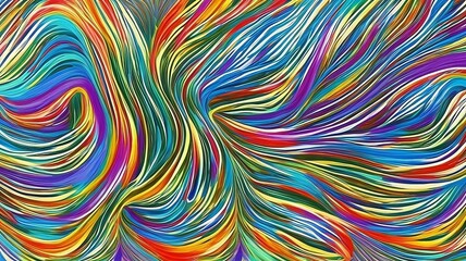 Obraz premium colorful, design, color, swirl, art, rainbow, texture, wallpaper, illustration, pattern, 