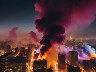 Colorful Smoke Bomb, Smoke Bomb Background, Fog wallpapers, Background, Abstract Fog Wallpaper