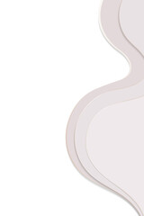 Gray flowing liquid design element