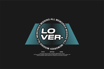 modern style street fashion wear ready for printing