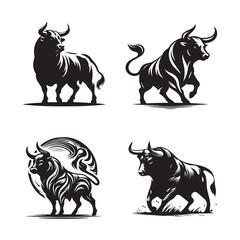 Cat Vector Art Black and White