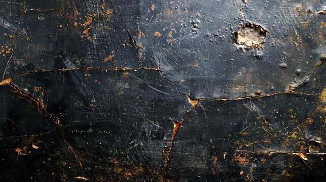 Background with an abstract grunge look featuring cracks and rusted spots for a vintage feel