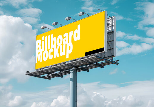Horizontal Billboard Mockup Template