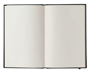 Opened notebook png sticker, transparent background