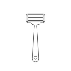 Safety razor icon in flat style. Vector