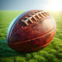 Obraz premium Palla da rugby, football americano