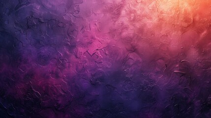 Vibrant purple and orange abstract digital artwork created with skill and creativity