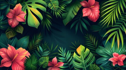 Naklejka premium Nature & Seasons. Generative AI