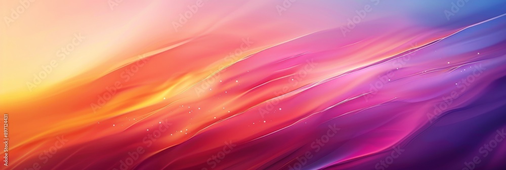 Poster a captivating abstract background featuring a smooth gradient of colors, evoking feelings of energy,