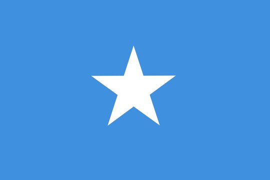 Somali flag, flag of Somali, country flag, flag