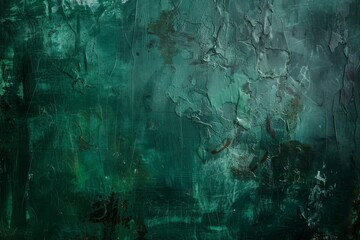 Abstract background wallpaper, Dark green watercolor texture with black swirls, in the style of a matte paper background. Banner abstract background of green emerald marble surface.