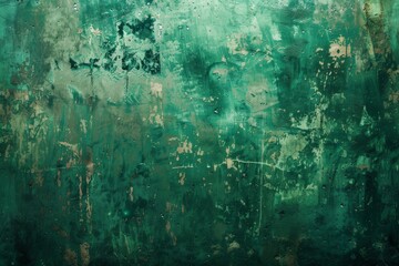 Abstract background wallpaper, Dark green watercolor texture with black swirls, in the style of a matte paper background. Banner abstract background of green emerald marble surface.