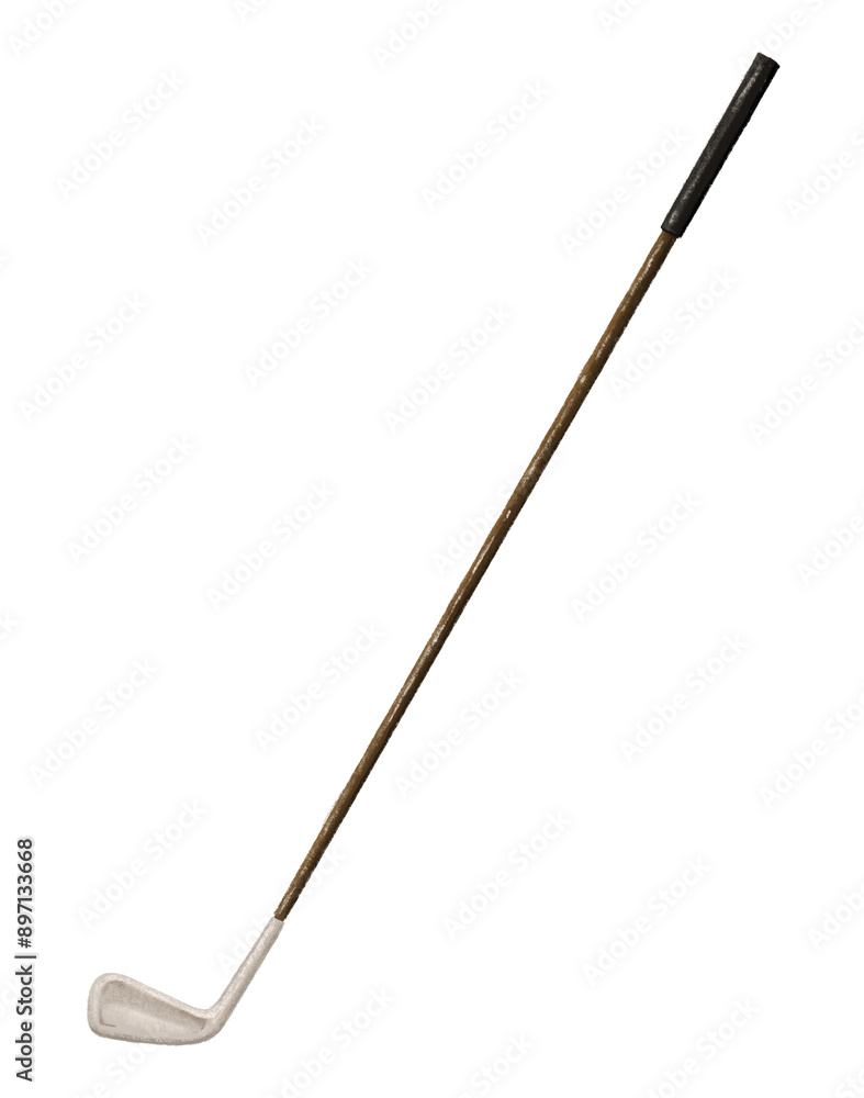 Sticker Golf club png sport equipment, transparent background