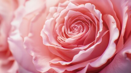 A detailed image of a single pink rose flower