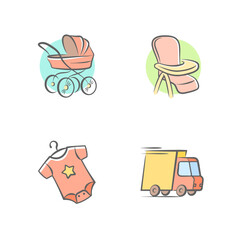 Baby Products Icons
