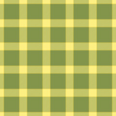 Harmony vector textile plaid, bathroom texture fabric check. Wool pattern seamless background tartan in yellow and lime colors.