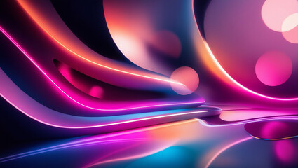 abstract background with glowing lines