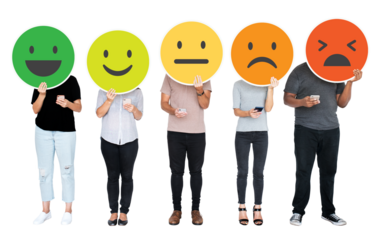 Customer experience level png sticker, transparent background