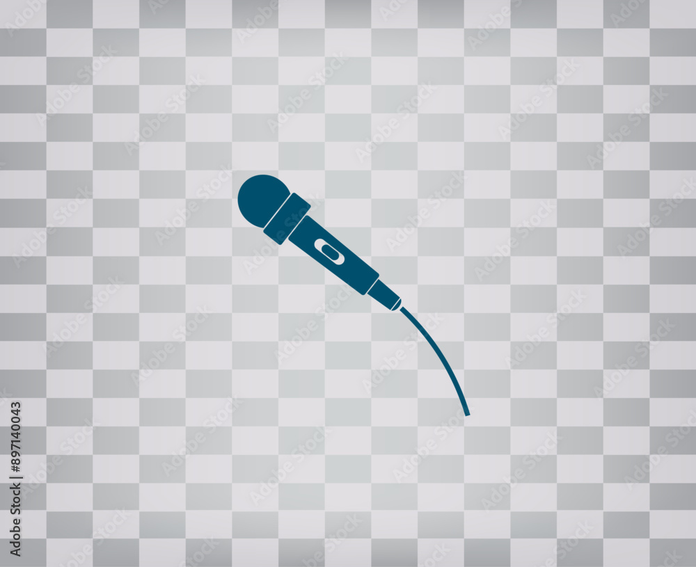 Poster vector icon on gray background with gradient