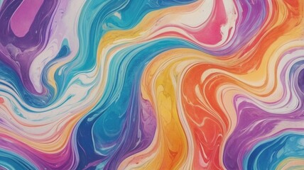 marble rainbow background, abstract colorful background with waves