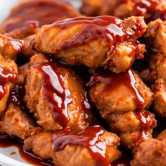chicken wings with sauce, Generative AI
