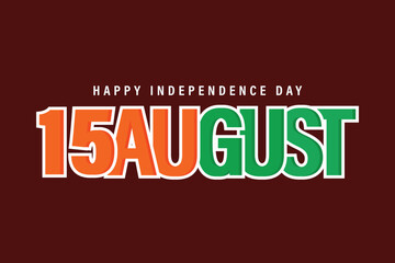 15, august, indepndence, day, t-shirt, republic, label, badge, emblem, festival, flag, greeting, india, indian, vintage, text, banner, green, logo, icon, tricolor, vector, orange, independence