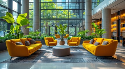 Embracing the vibrant workplace dynamics and capturing the energy of modern office life