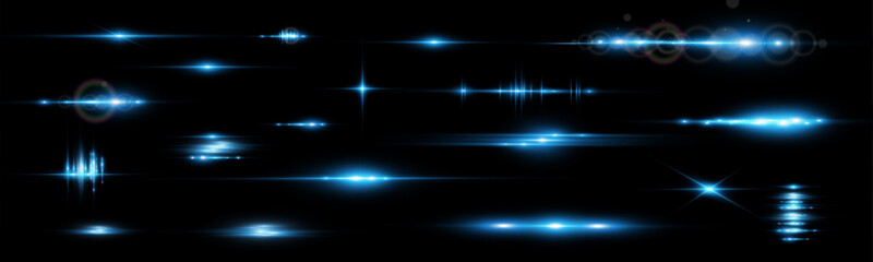 Set of bright light rays.Brigh light on the background.	

