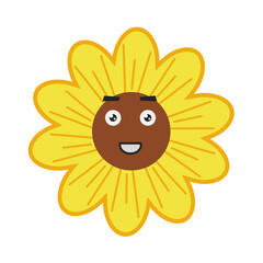 emoticon sunflower