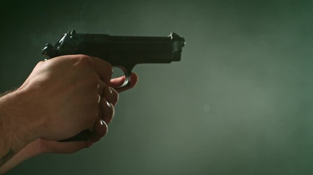 Super Slow Motion Footage of Real Gun Shot From Hand Pistol at 1000fps.