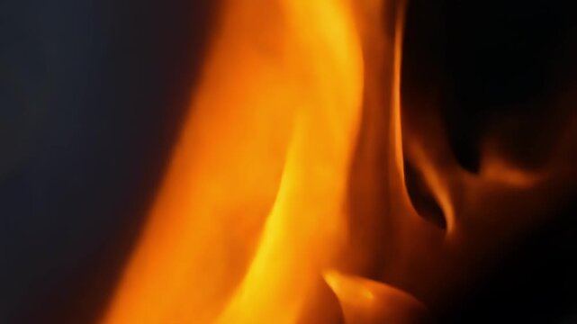 The intense pressure of the engine load causes the flames to visibly distort and warp adding an extra level of unpredictability to their already wild movements.