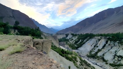 Neutral beauty of Nagar Gilgit Baltistan Pakistan. 