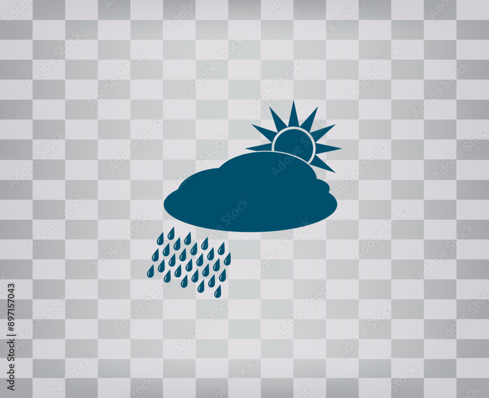 Poster vector icon on gray background with gradient