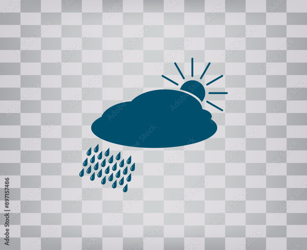 Poster vector icon on gray background with gradient