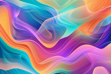 Obraz premium Dreamy abstract background with pastel colors, swirling shapes, high-quality textures, and soft lighting. Beautiful simple AI generated image in 4K, unique.
