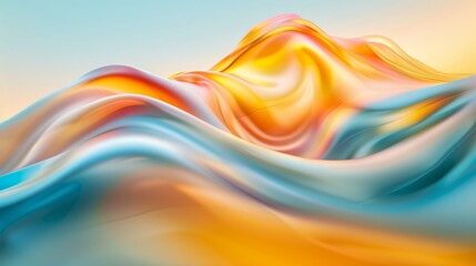 Energetic and luxurious 3d wallpaper design with vibrant, flowing shapes and modern movement sparks creativity