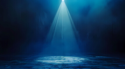 Obraz premium The stage under the spotlight