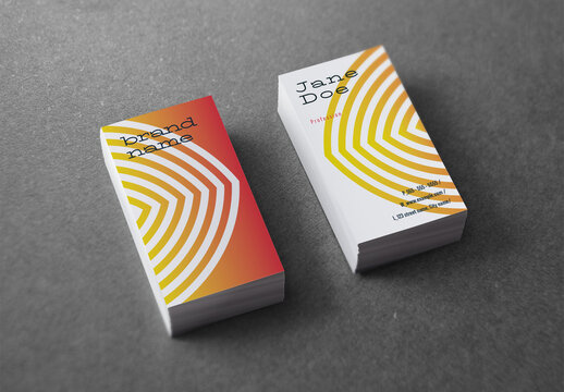 Minimal Personal Business Card Layout