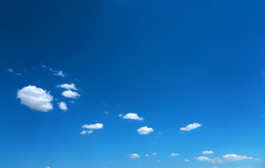 blue sky with white clouds photo background